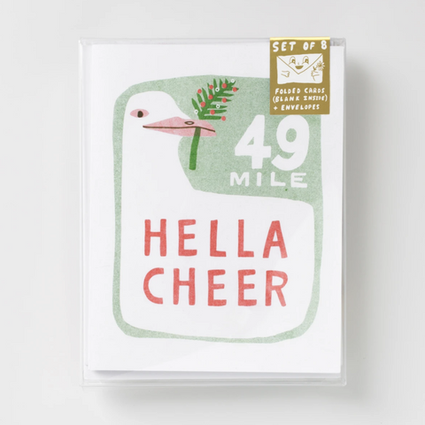 Hella Cheer - Risograph Card Set -Holiday