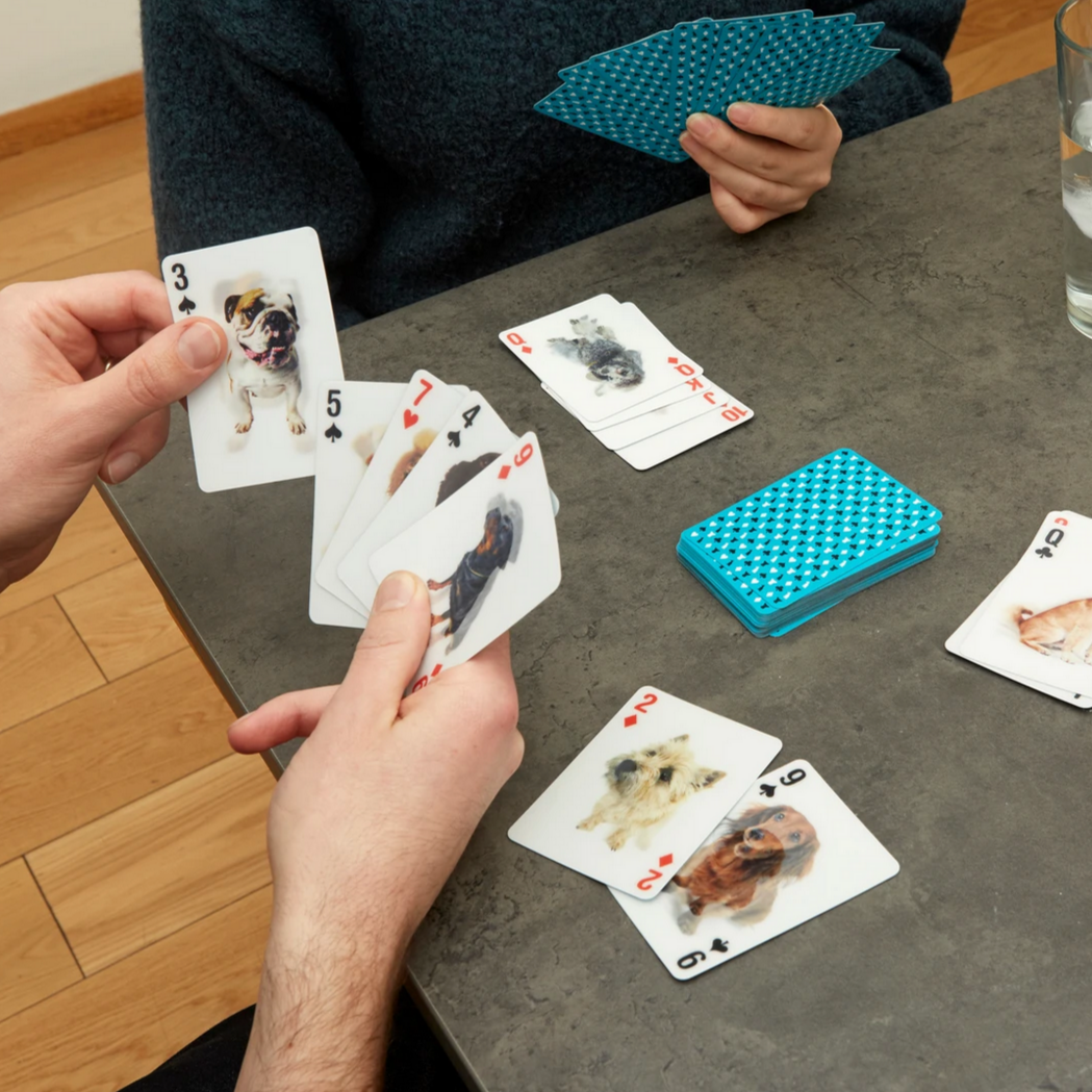 3-D Playing Cards Dogs