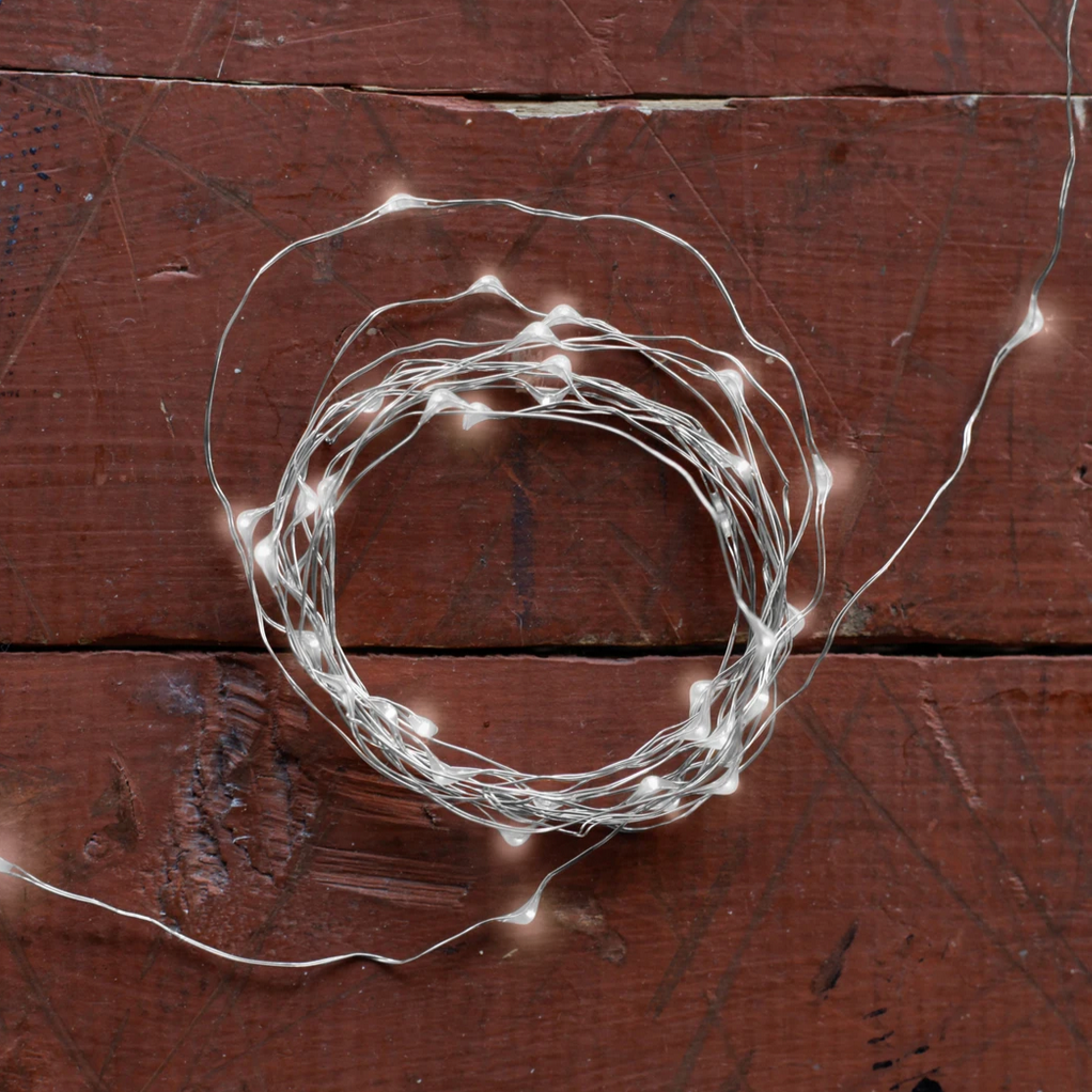 Silver Wire Lights