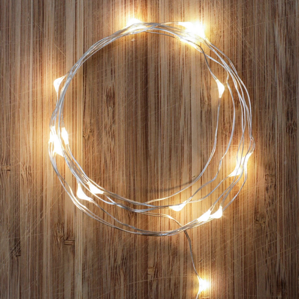 Silver Wire Lights