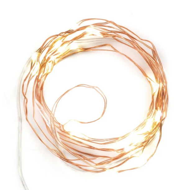 Copper String Battery Lights