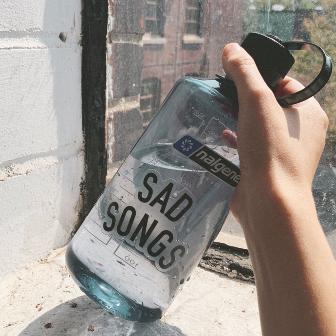 Sad Songs Clear Vinyl Sticker