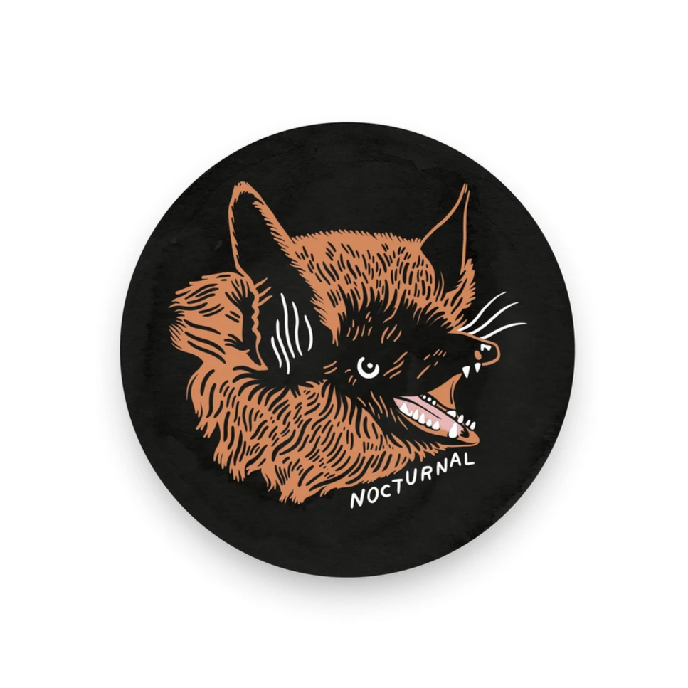 Nocturnal Vinyl Sticker