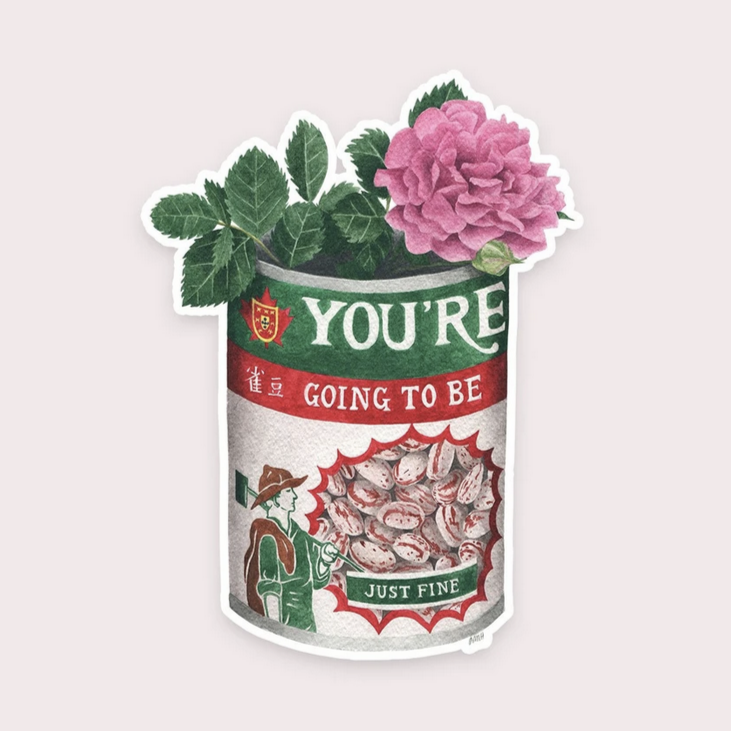 Just Fine Vinyl Sticker