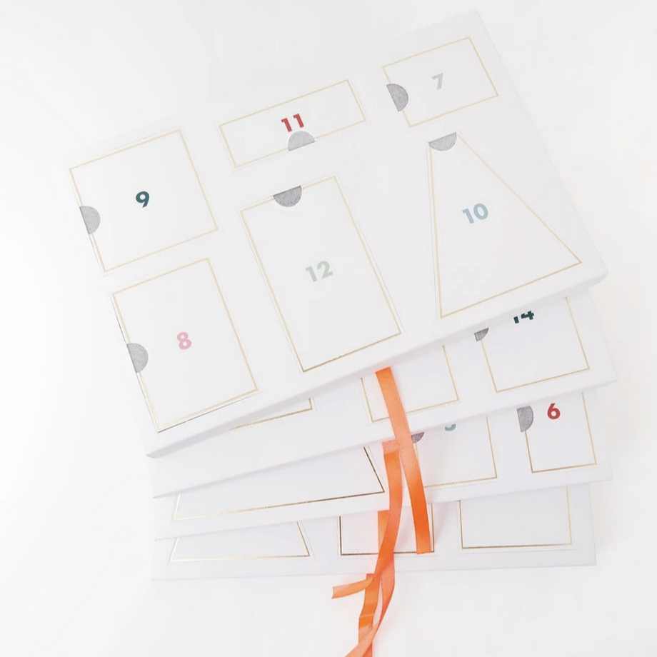 Festive Village Wooden Advent Calendar