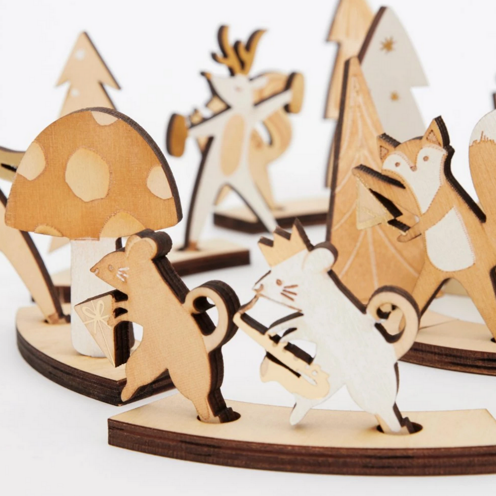 Wooden Marching Band Advent Calendar