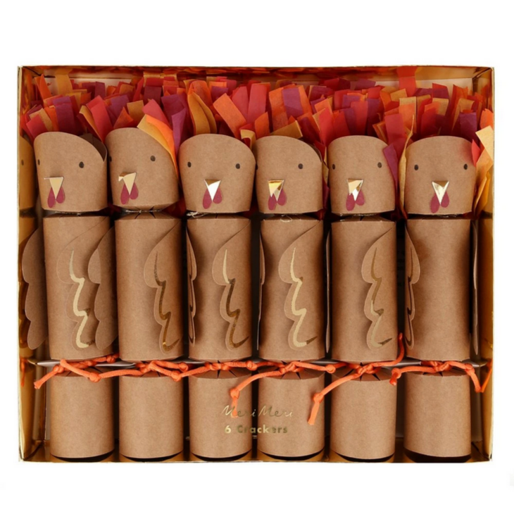 Turkey Medium Crackers (etched wooden animal)