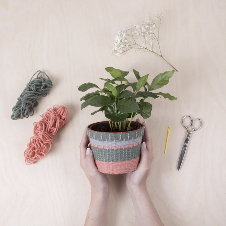 Knit Your Own Planter Cover Kit