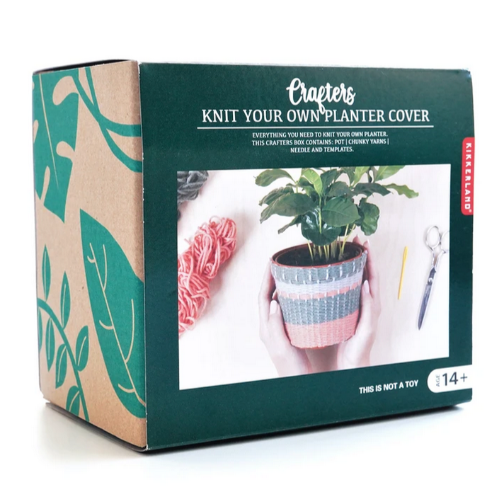Knit Your Own Planter Cover Kit