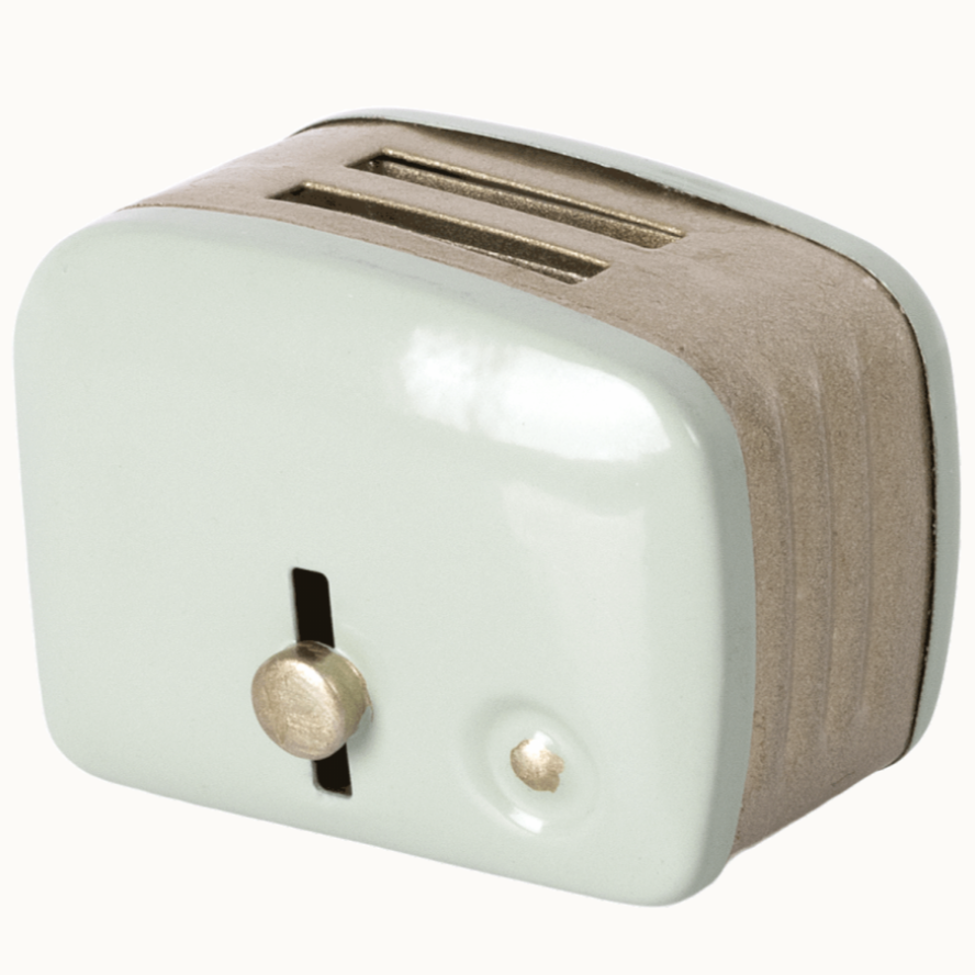Miniature Toaster & Bread - Mint