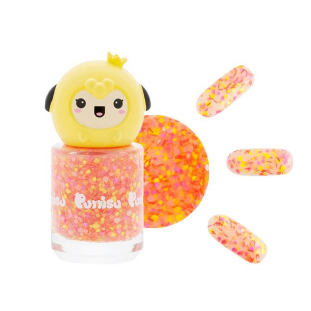 Glitter Nail Polish -Red Spot