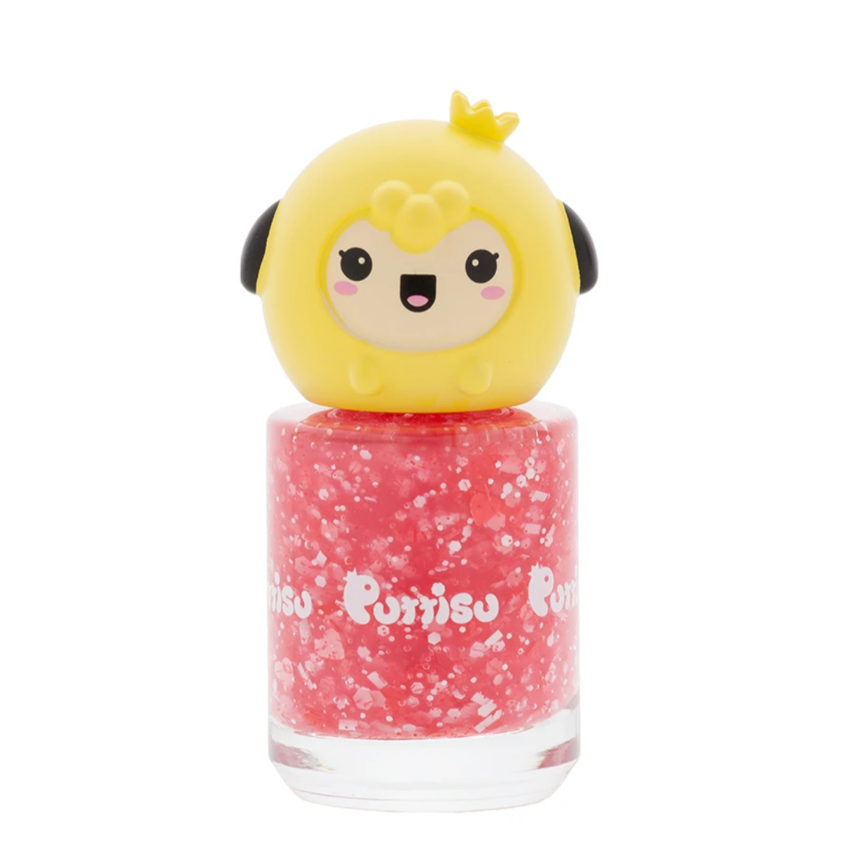 Glitter Nail Polish -Pink Flower Garden