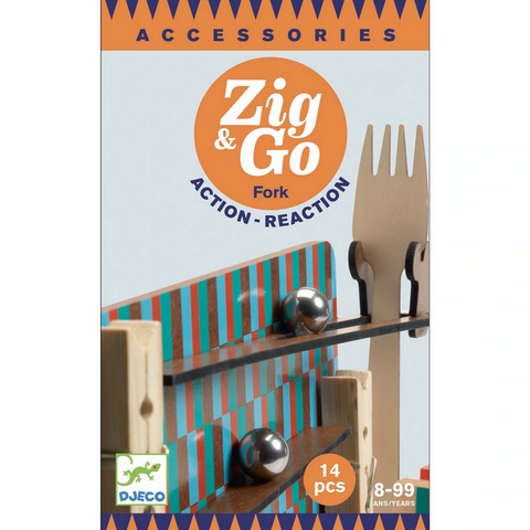 Zig & Go Fork 14pc Chain Reaction Accessory Set -8yrs+