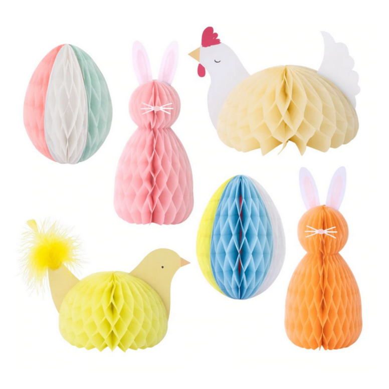 Easter Honeycomb Decorations