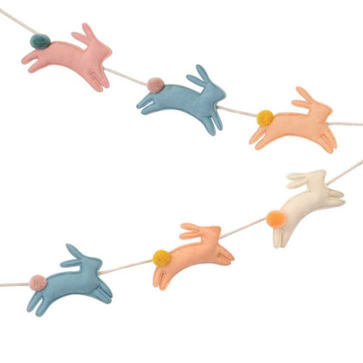 Felt Bunny Garland