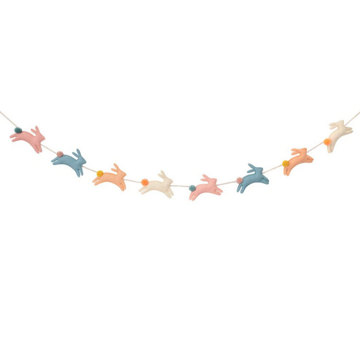 Felt Bunny Garland