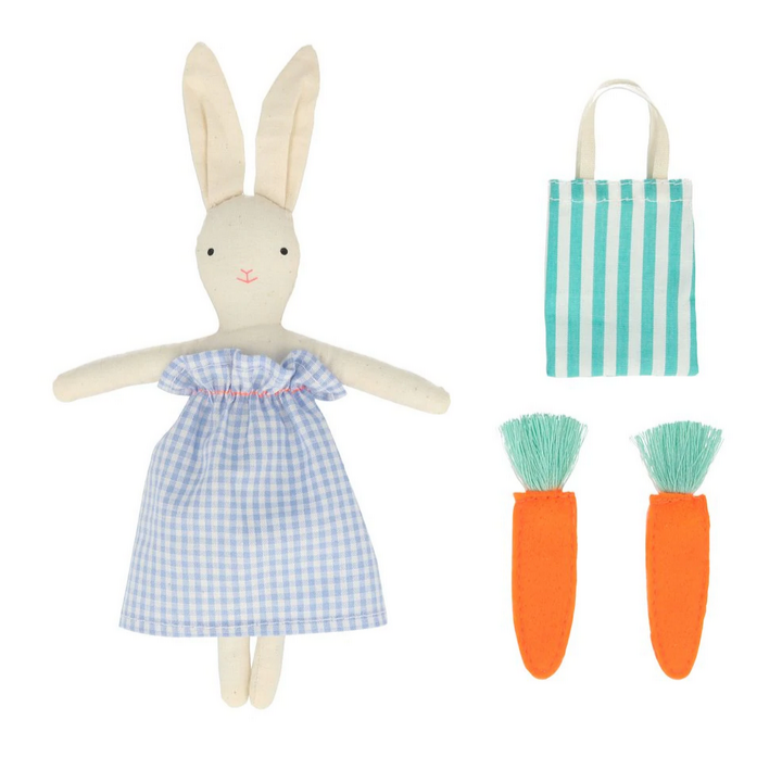 Bunny Mini Suitcase Doll