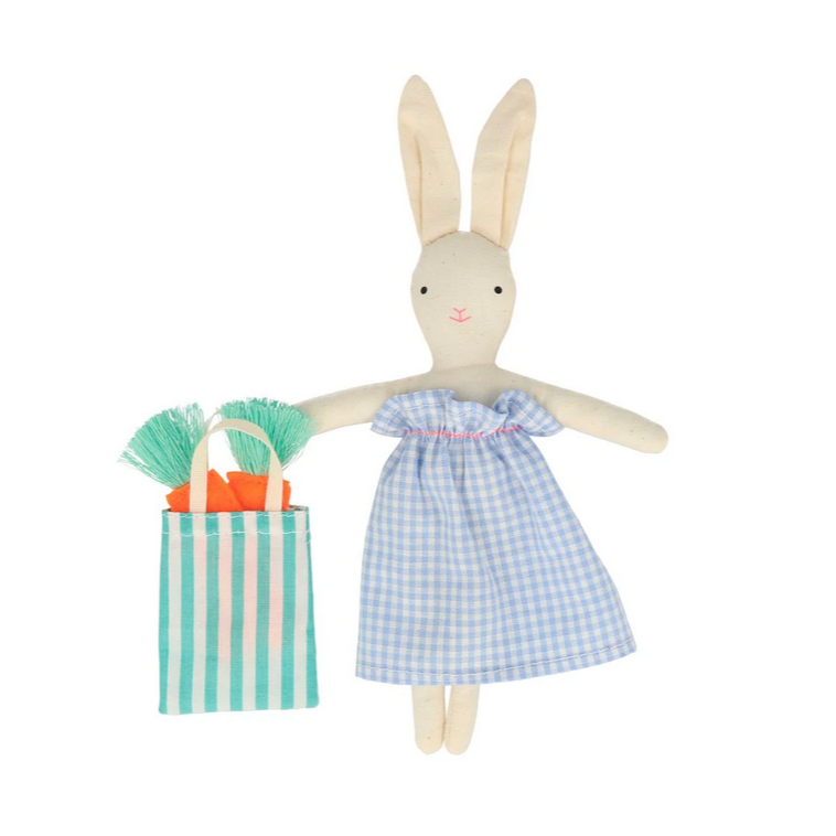 Bunny Mini Suitcase Doll
