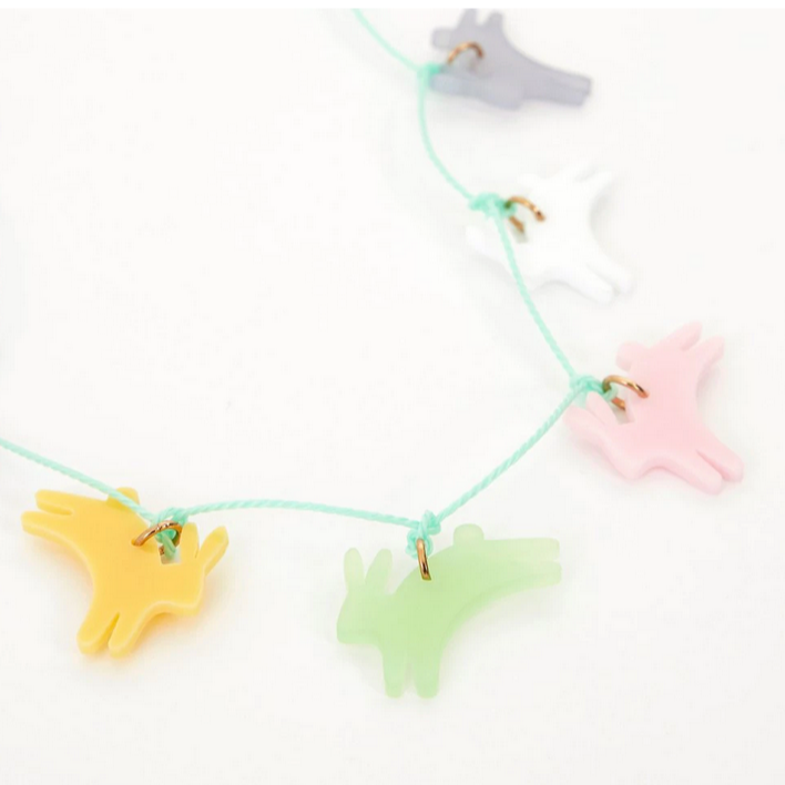 Leaping Bunny Necklace