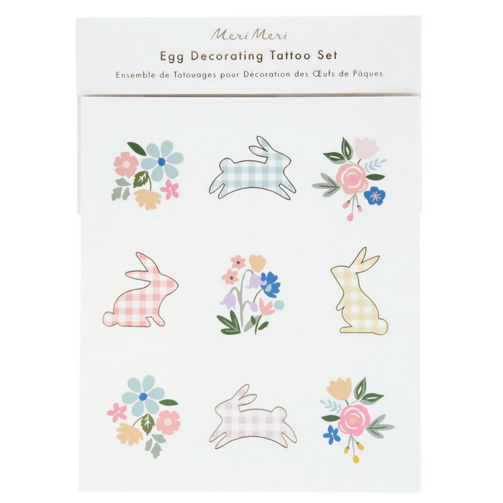 Egg Decorating Tattoo Set
