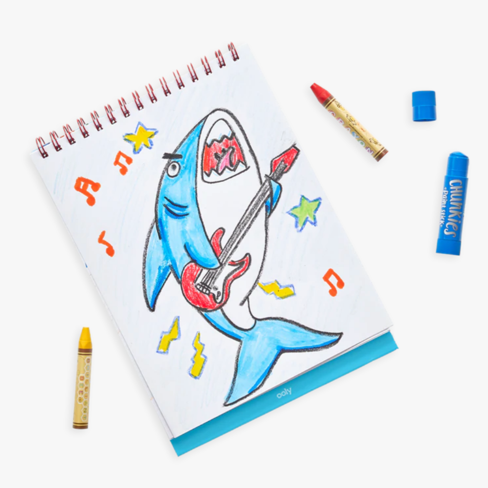 Standing Sketchbook - cute doodle world
