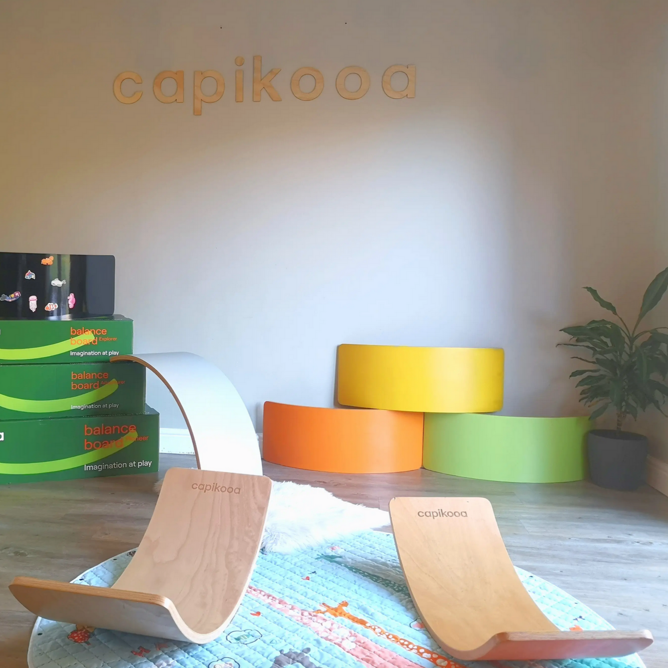Capikooa Adventurer Balance Board grey