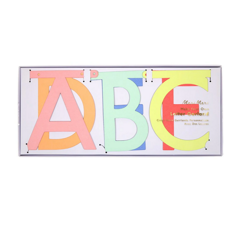 Neon Letter Garland Kit