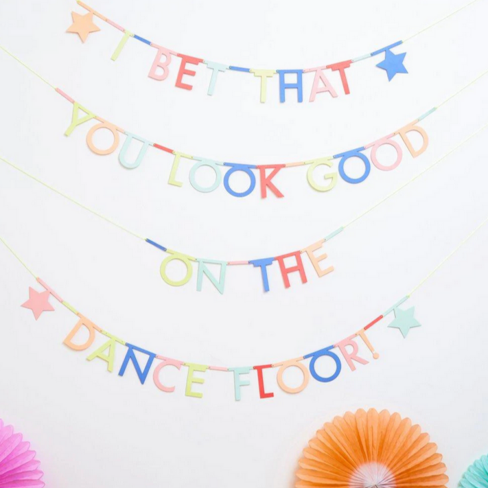 Neon Letter Garland Kit