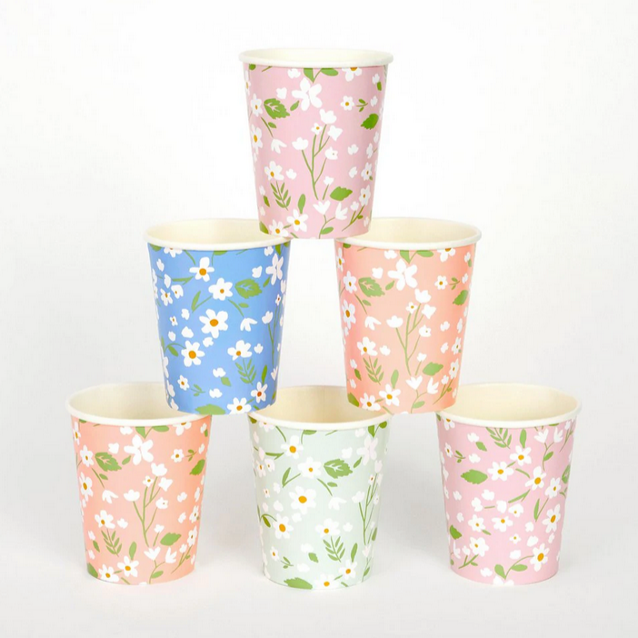 Ditsy Floral Cups (12pk)