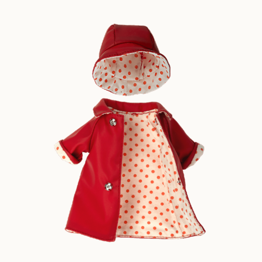 Raincoat with Hat for Teddy Mum