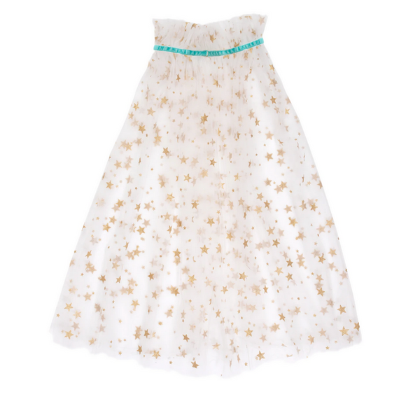 White Star Tulle Cape 3-6yrs