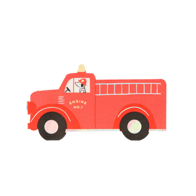 Fire Truck Napkins (pk16)