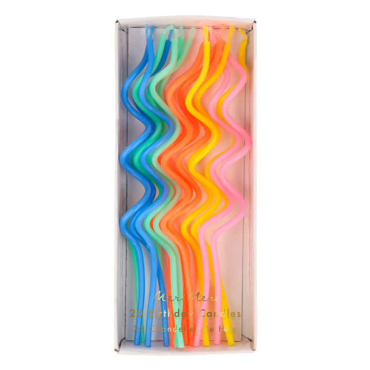 Mixed Swirly Candles (20pk)