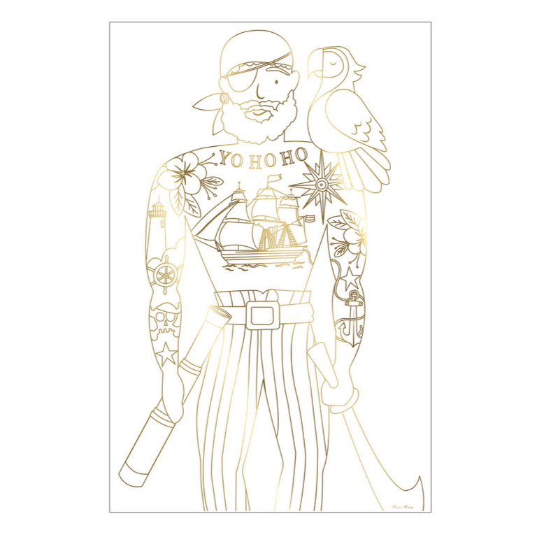Pirate Coloring Posters (2pk)