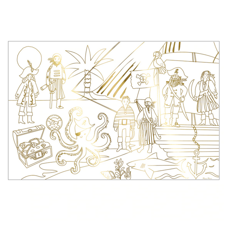 Pirate Coloring Posters (2pk)