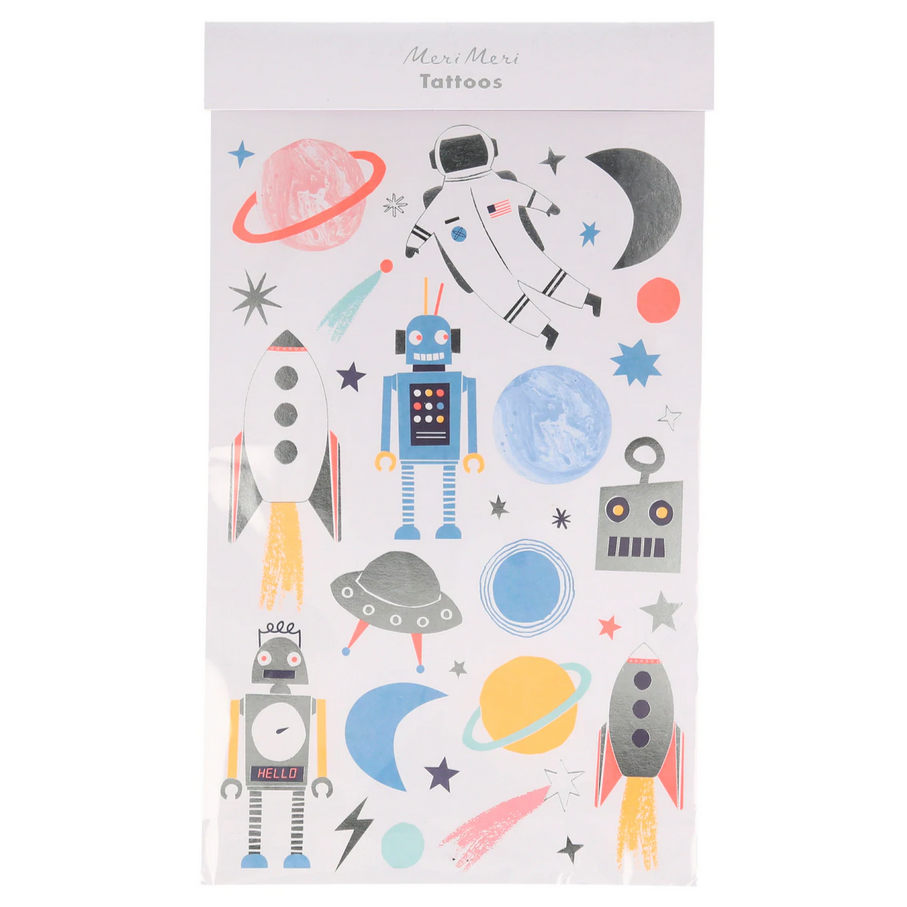 Space Tattoo Sheets (x2 sheets)