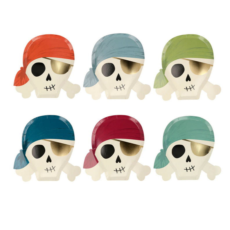 Pirate Plates (8pk)