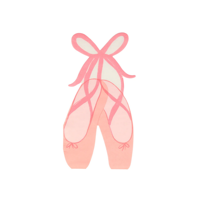 Ballet Slippers Napkins (pk16)