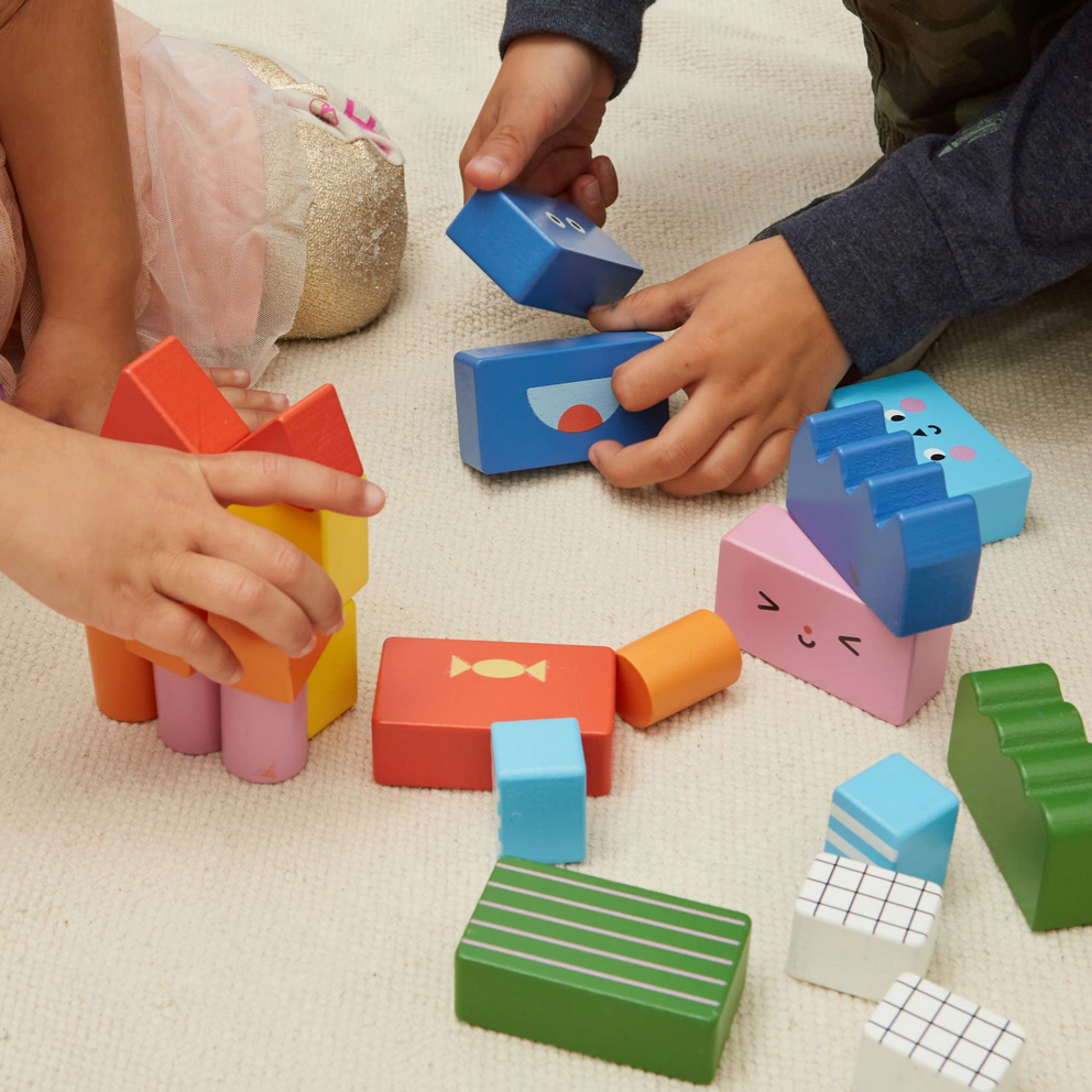 Stack & Mix Wooden Building Blocks
