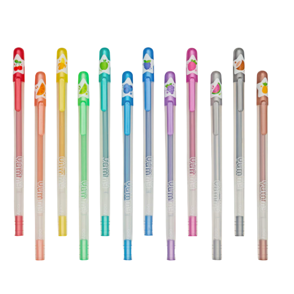 12 Yummy Yummy Scented Glitter Gel Pens 2.0