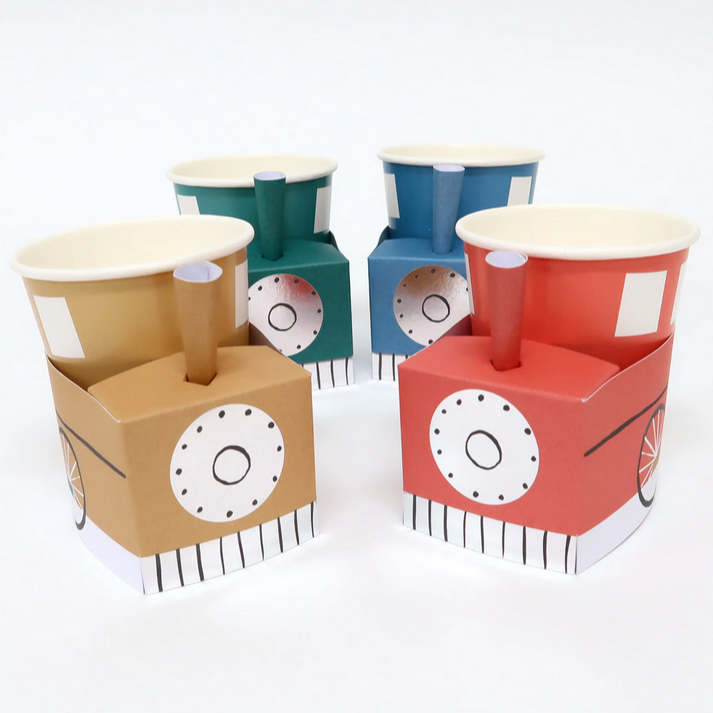 Train Cups (8pk)