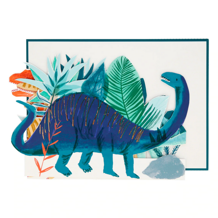 Dinosaur Concertina Card