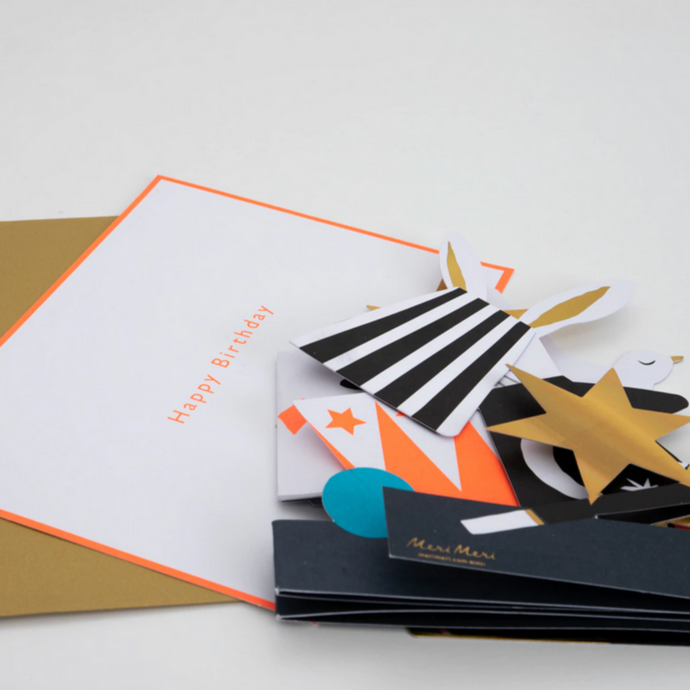 Magic Concertina Card -birthday