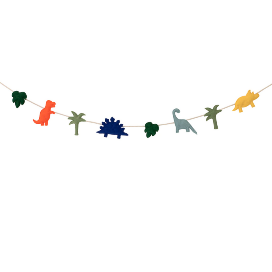 Felt Dinosaur Garland
