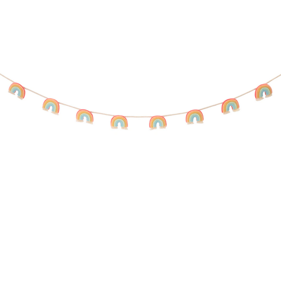 Felt Rainbow Garland