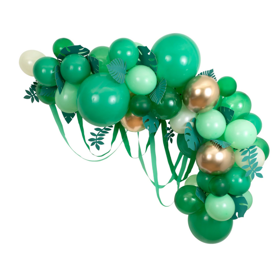Leafy Green Balloon Arch (44 balloons)