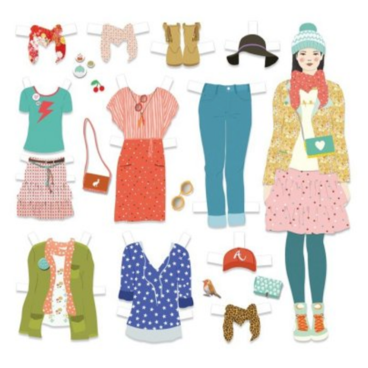 Le Grand Dressing Room Paper Dolls Activity Kit