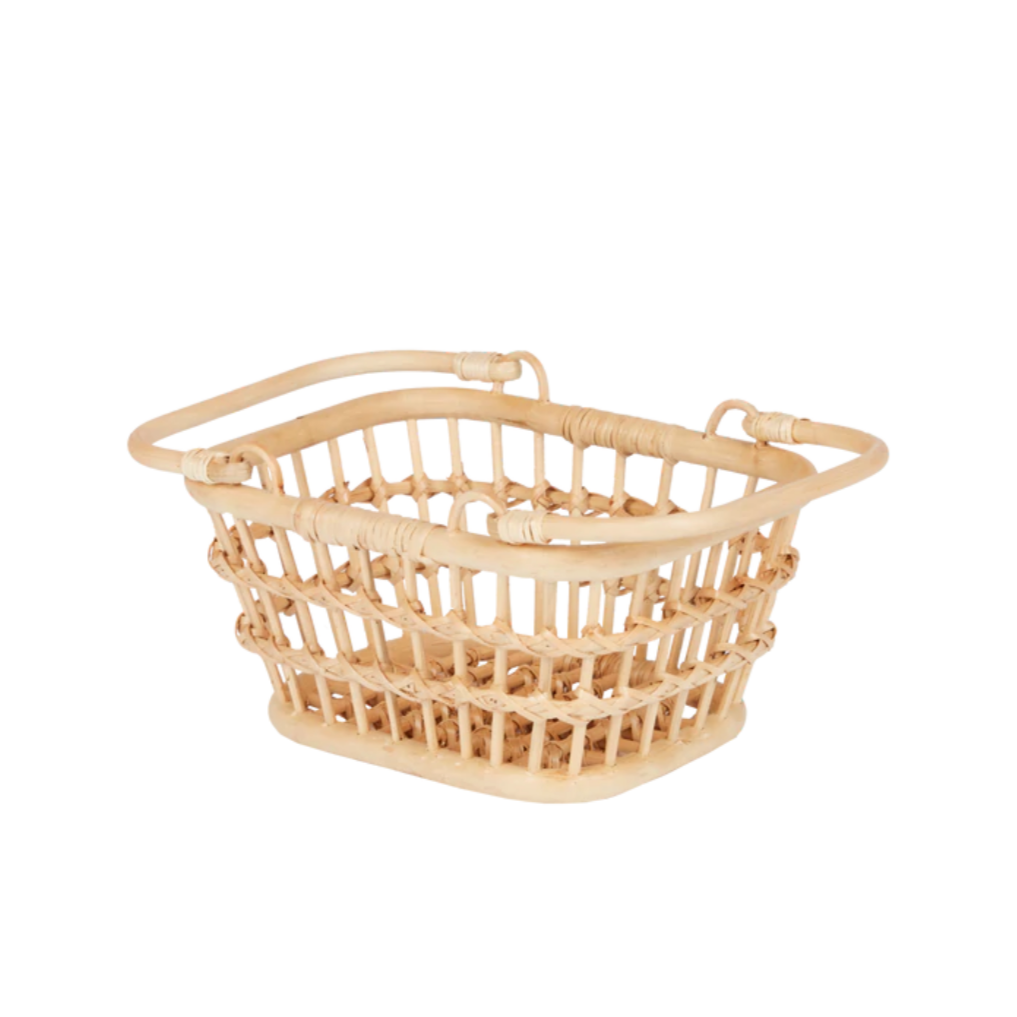 Rattan Tarry Basket - Wheat