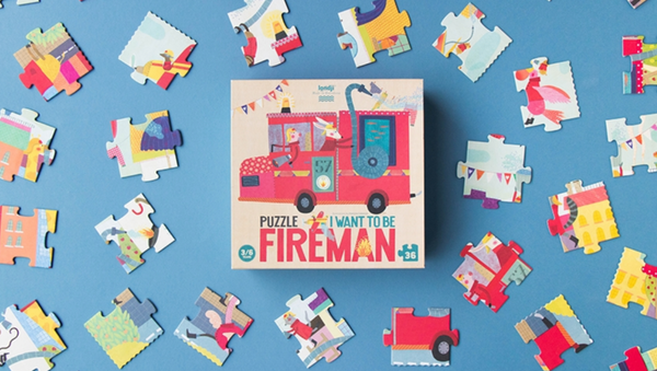 I want to be... Fireman Puzzle 36pcs 3-6yrs