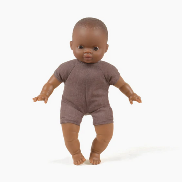 Minikane Baby Doll - Oscar Doll-brown eyes 28cm/11in